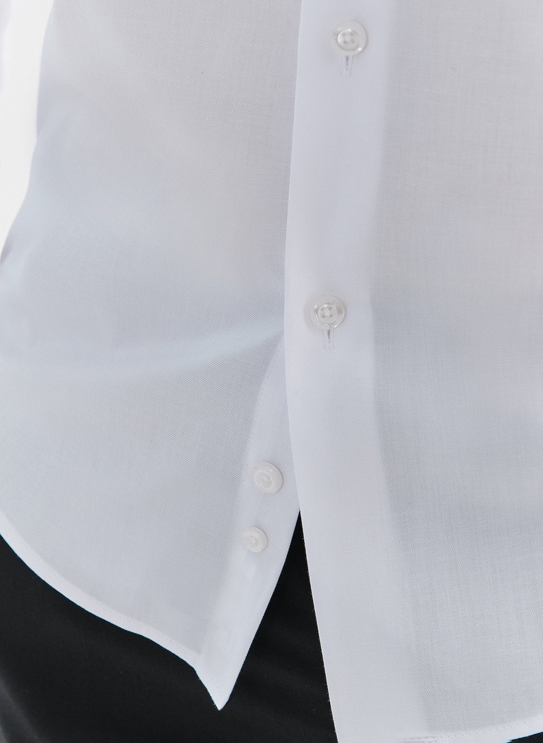 Elegancka biała koszula męska
