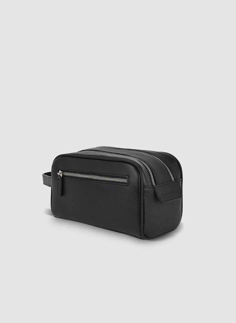 Dwukomorowa kosmetyczka męska