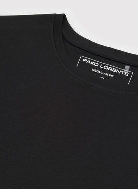 Czarny t-shirt męski