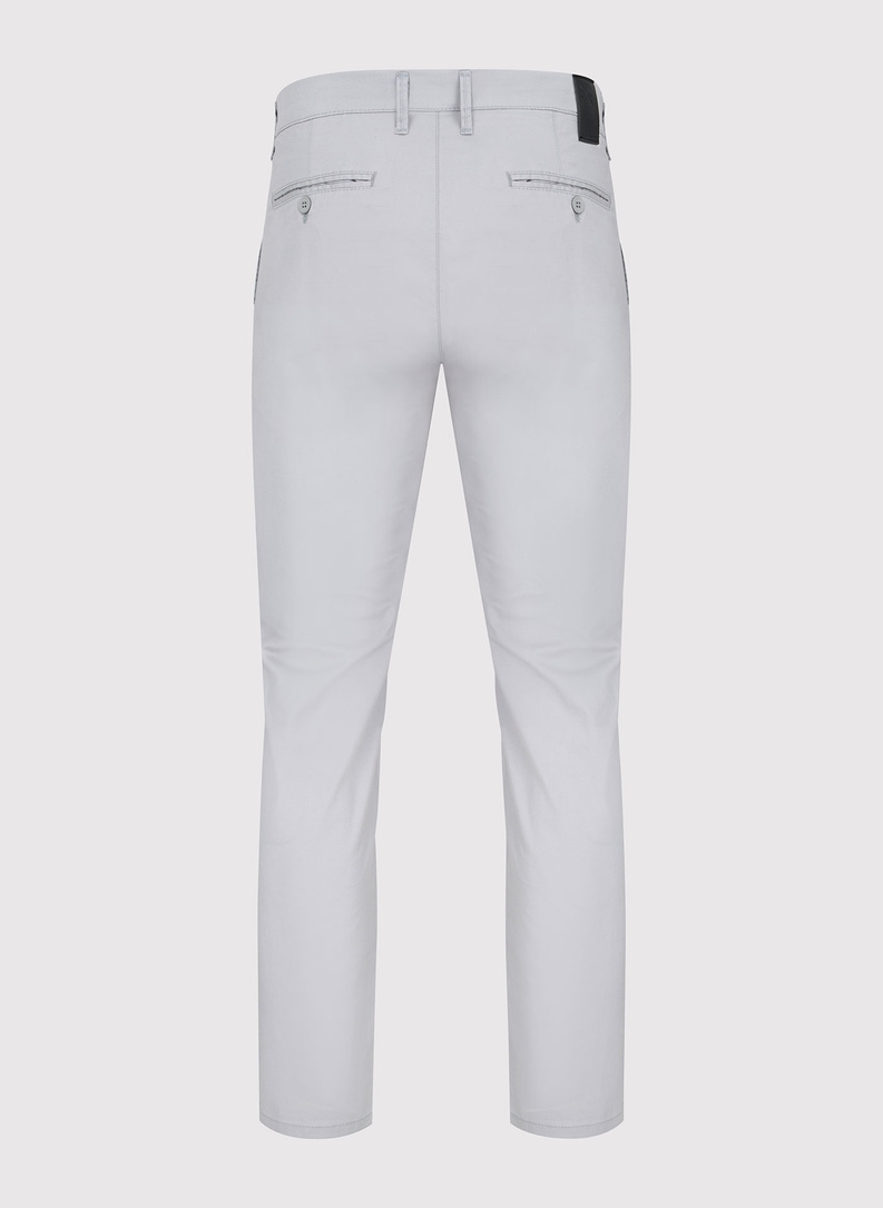 Męskie basicowe spodnie w kolorze szarym