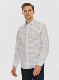 Męska koszula w subtelny wzór