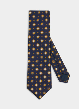Krawat męski granatowy P22SF-KX-015-G-0