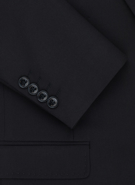 Klasyczna marynarka męska w kolorze czarnym