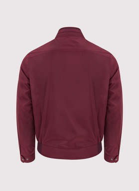 Czerwona krótka kurtka męska