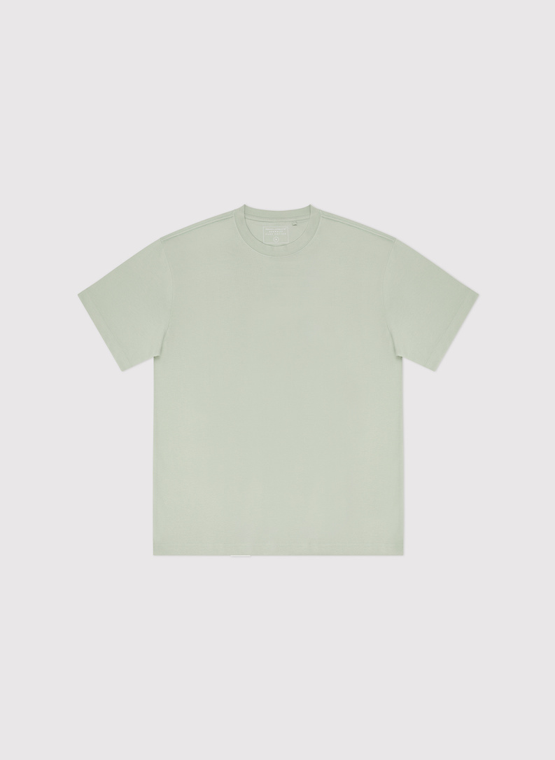 Oliwkowy t-shirt oversize