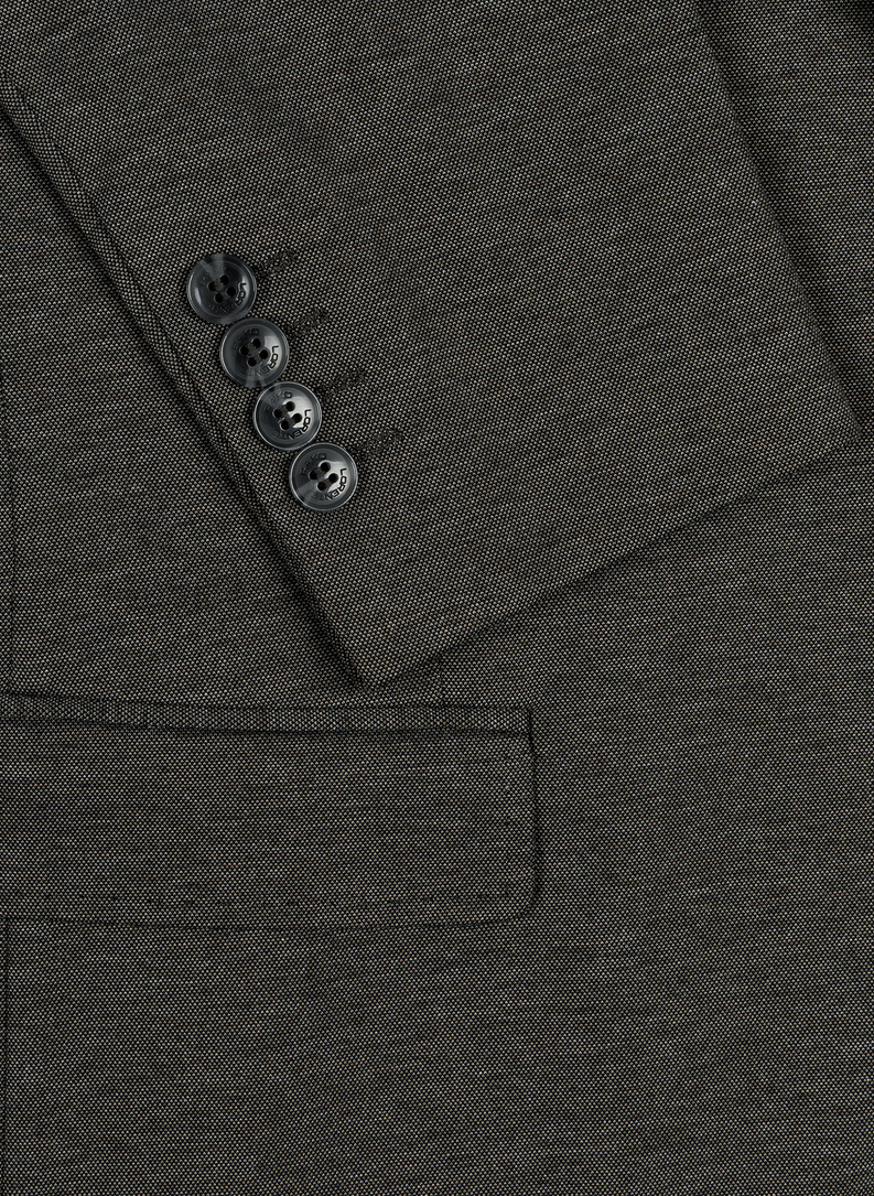 Brązowa dzianinowa marynarka męska