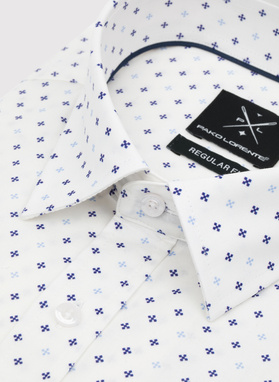 Koszula męska w mikrowzór