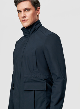 Ciemnogranatowa kurtka męska