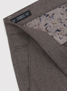 Brązowe casualowe spodnie męskie