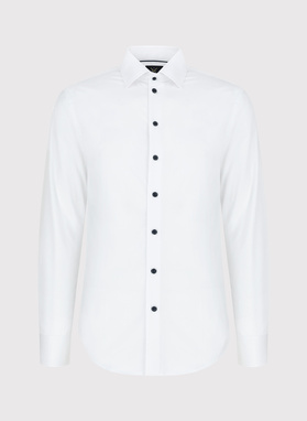 Biała koszula męska z bawełny