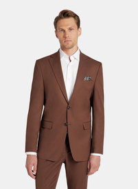 Marynarka garniturowa w kolorze brązowym