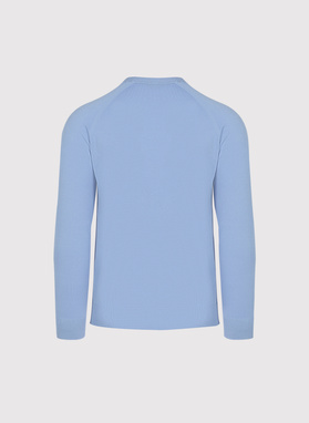 Niebieski sweter męski o-neck