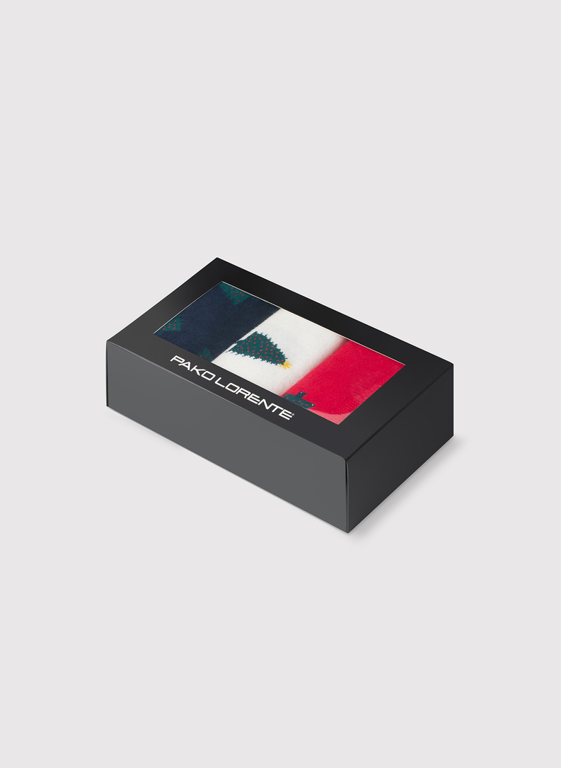 Zestaw skarpet w świąteczne wzory