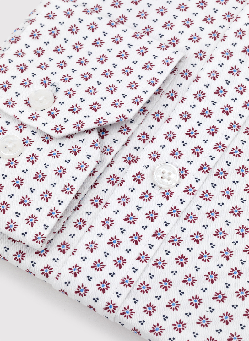 Męska koszula w subtelny wzór 