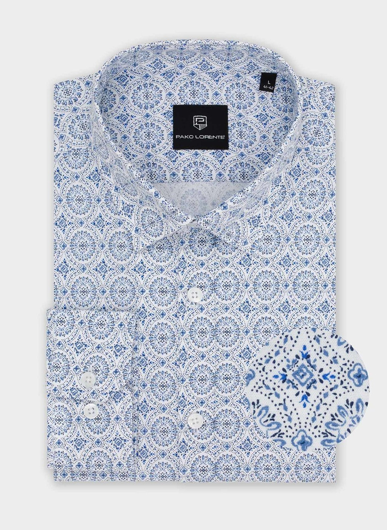 Koszula męska HELLIN P20SF-1X-026-N