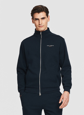 Granatowa bluza dresowa rozpinana
