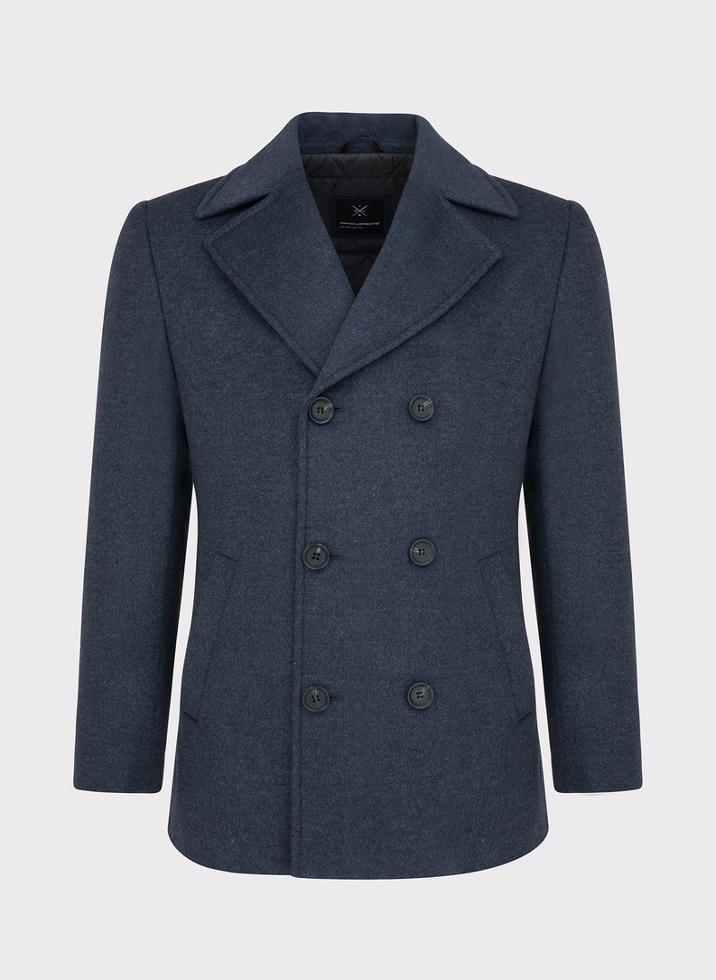 Płaszcz męski szary P22WF-7X-003-L-0