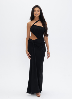 NOIR ECLIPSE DRESS w kolorze czarnym