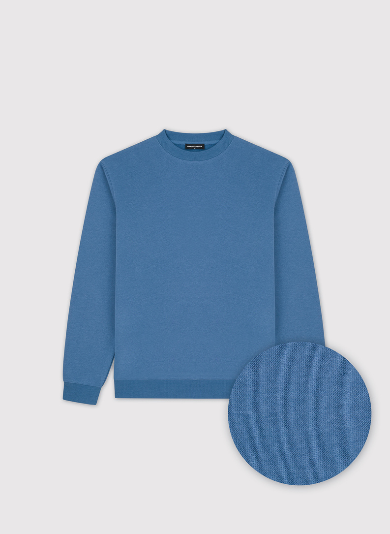 Niebieska bluza dresowa