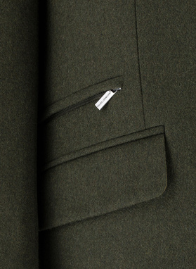 Płaszcz męski zielony P22WF-7X-009-Z-0