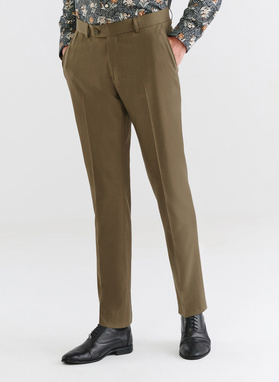 Zielony garnitur z wełną