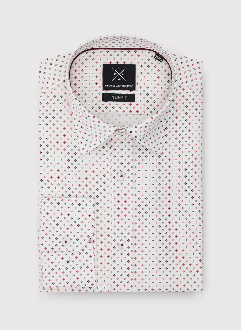 Koszula męska w mikrowzór