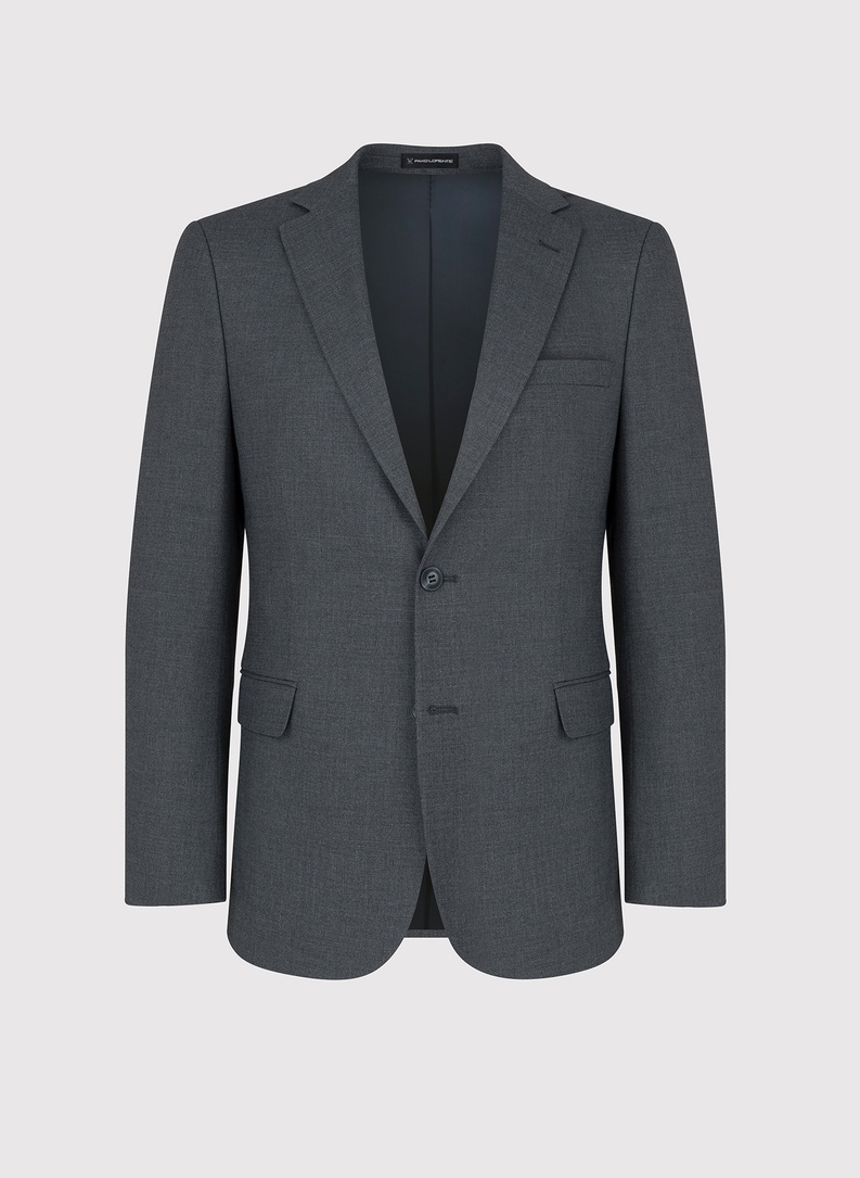 Elegancki szary garnitur męski