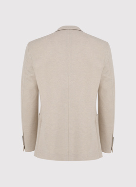 Casualowa marynarka męska w kolorze beżowym