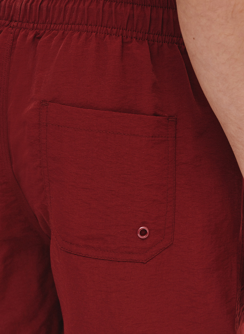 Szorty kąpielowe męskie w bordowym kolorze