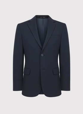 Granatowy męski garnitur