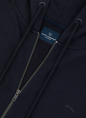 Rozpinana bluza dresowa w granatowym kolorze