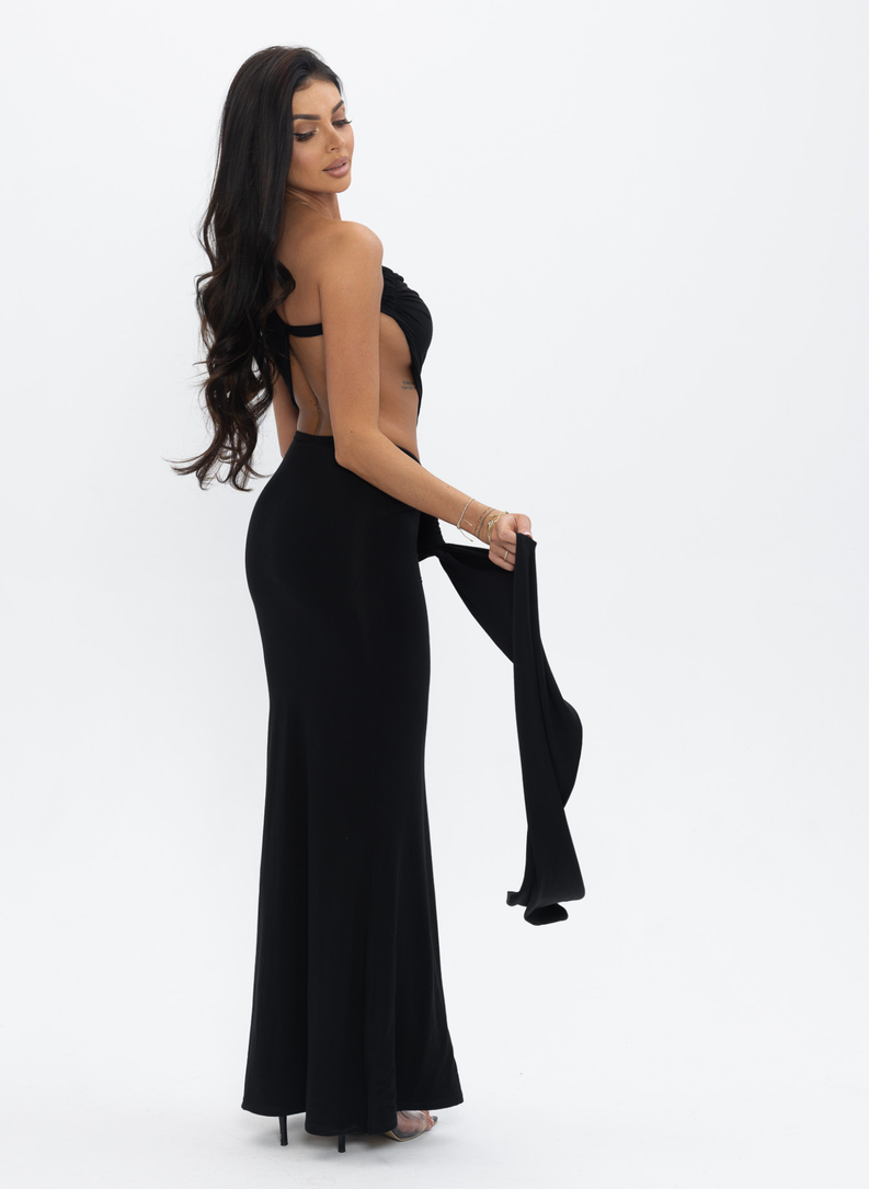 NOIR ECLIPSE DRESS w kolorze czarnym