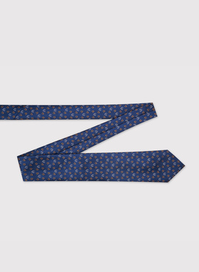 Krawat męski w mikrowzór