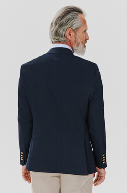 Granatowa casualowa marynarka męska