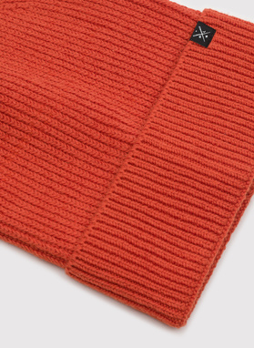 Bawełniana czapka w kolorze pomarańczowym 