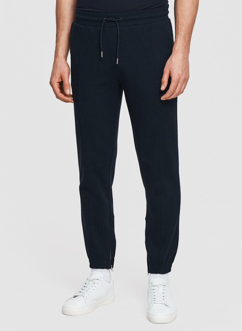 Granatowe spodnie dresowe