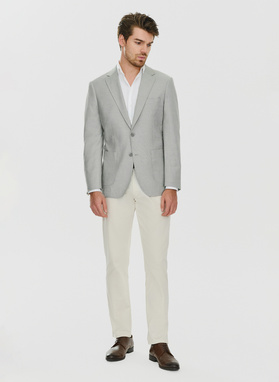 Zielona marynarka męska bez podszewki