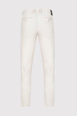 Męskie basicowe spodnie w kolorze ecru