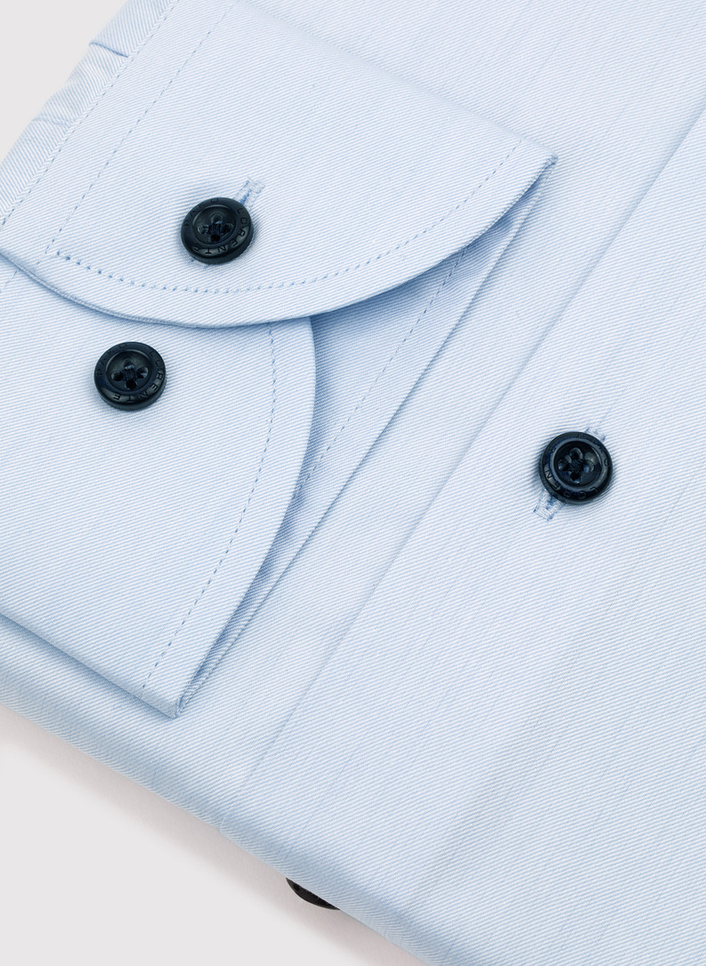 Niebieska koszula męska z bawełny