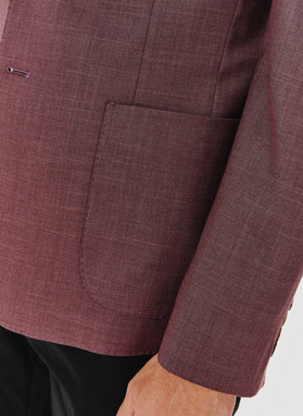 Casualowa gładka marynarka męska