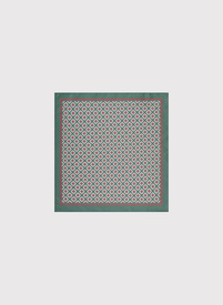 Zielona poszetka w mikrowzór