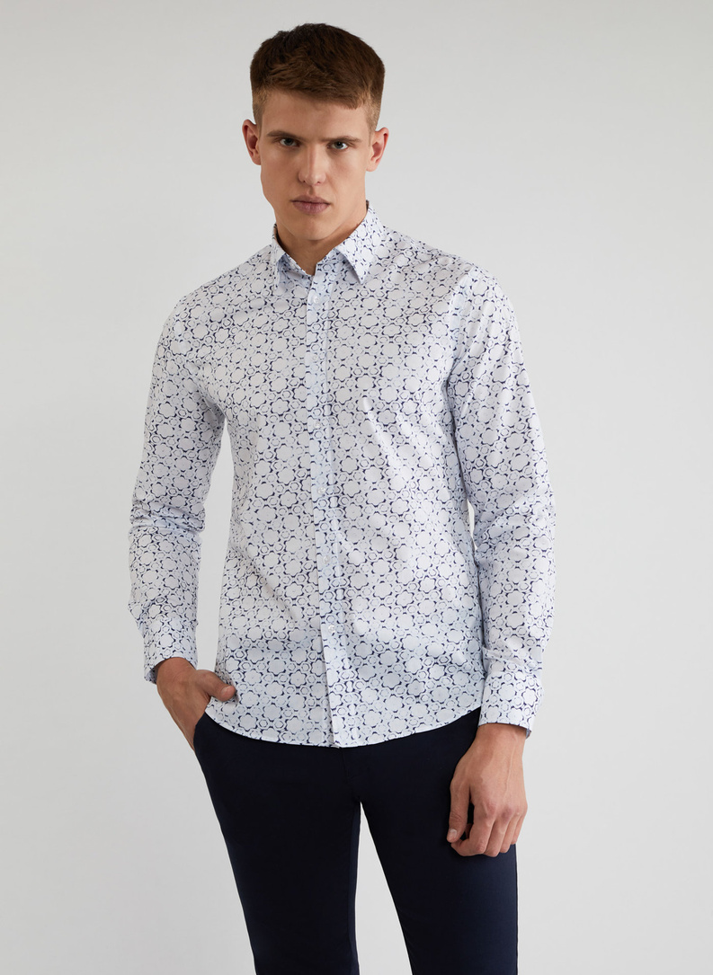 Koszula męska P22SF-1X-001-G-S