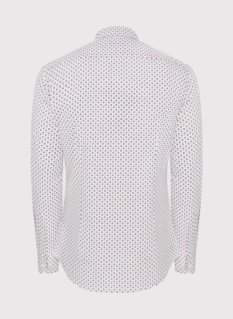 Męska koszula w subtelny wzór 