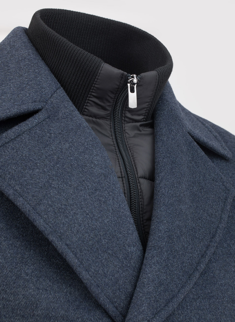 Płaszcz męski szary P22WF-7X-003-L-0