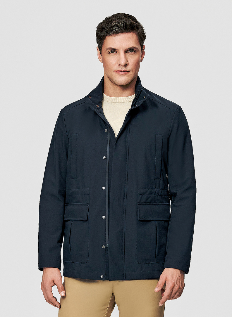 Ciemnogranatowa kurtka męska