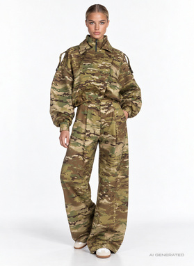 Spodnie moro COMMAND PANTS oliwkowe