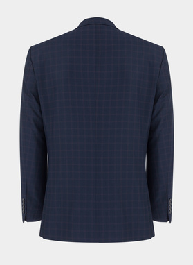 Granatowa marynarka garniturowa P22SF-3G-013-G-S