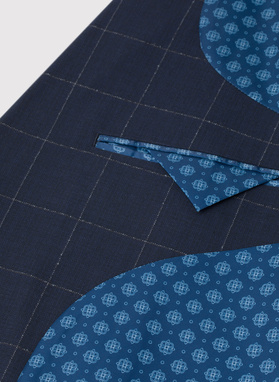 Casualowa marynarka męska w kratę