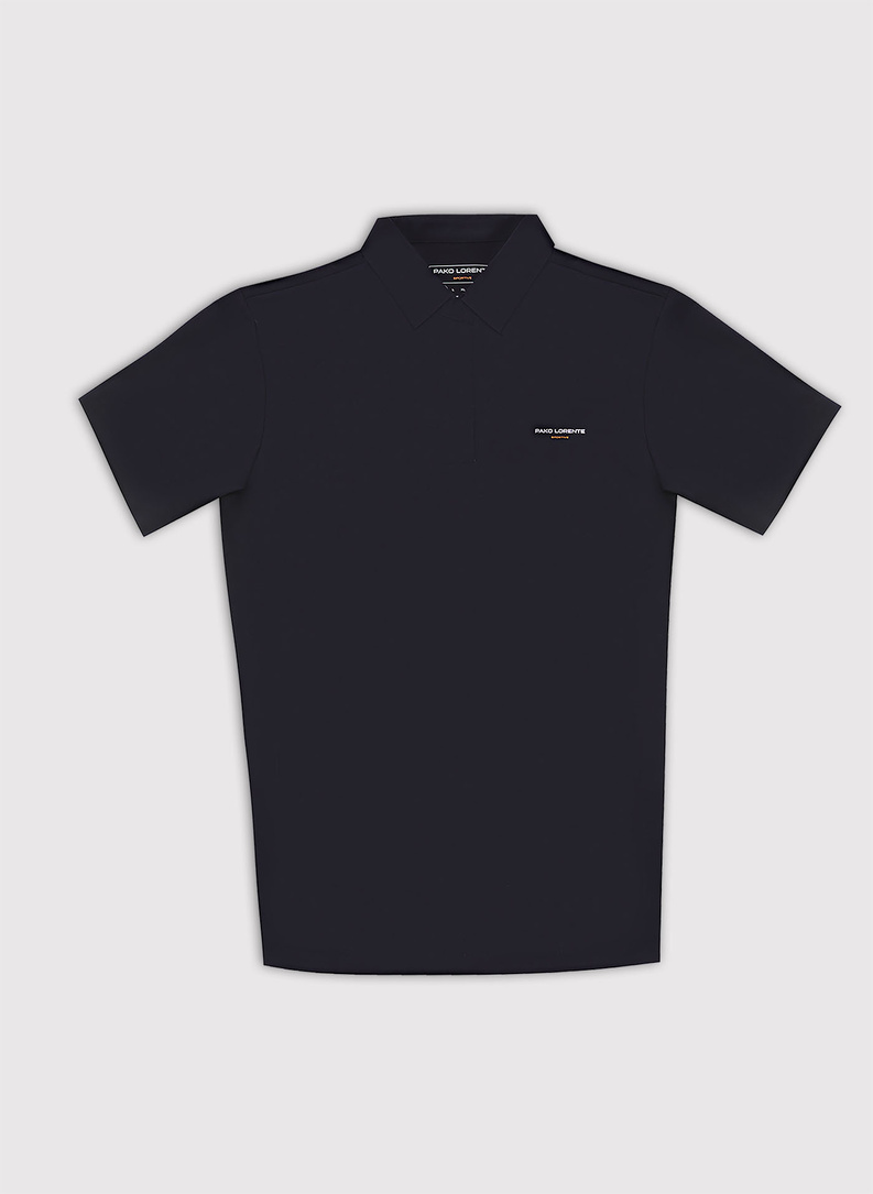 Granatowe polo męskie