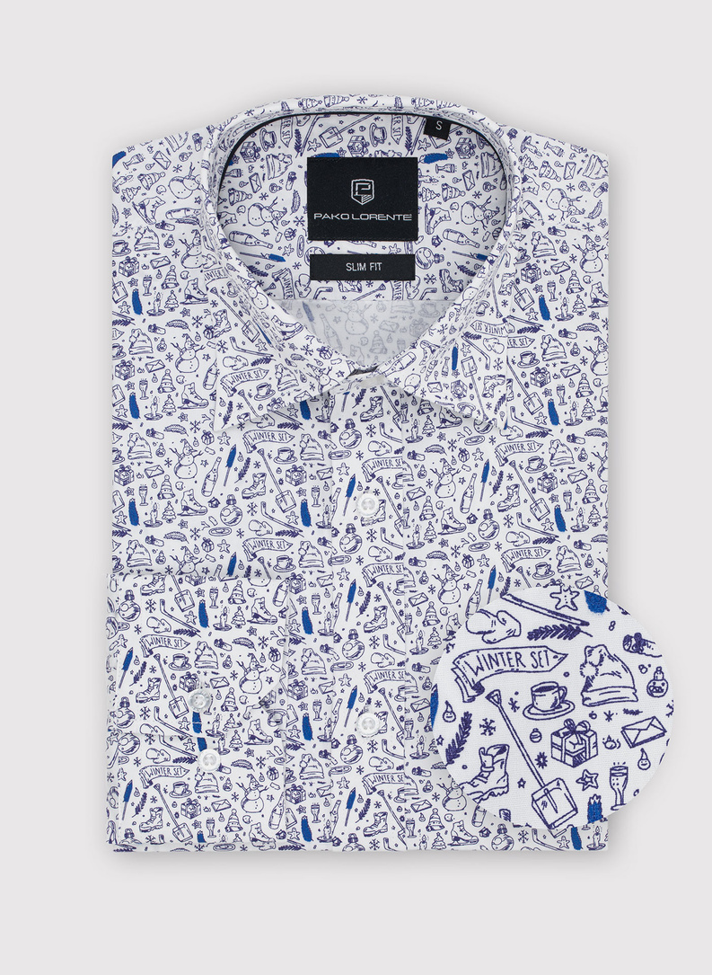 Koszula męska PANCHO PPLM9-1X-611-X